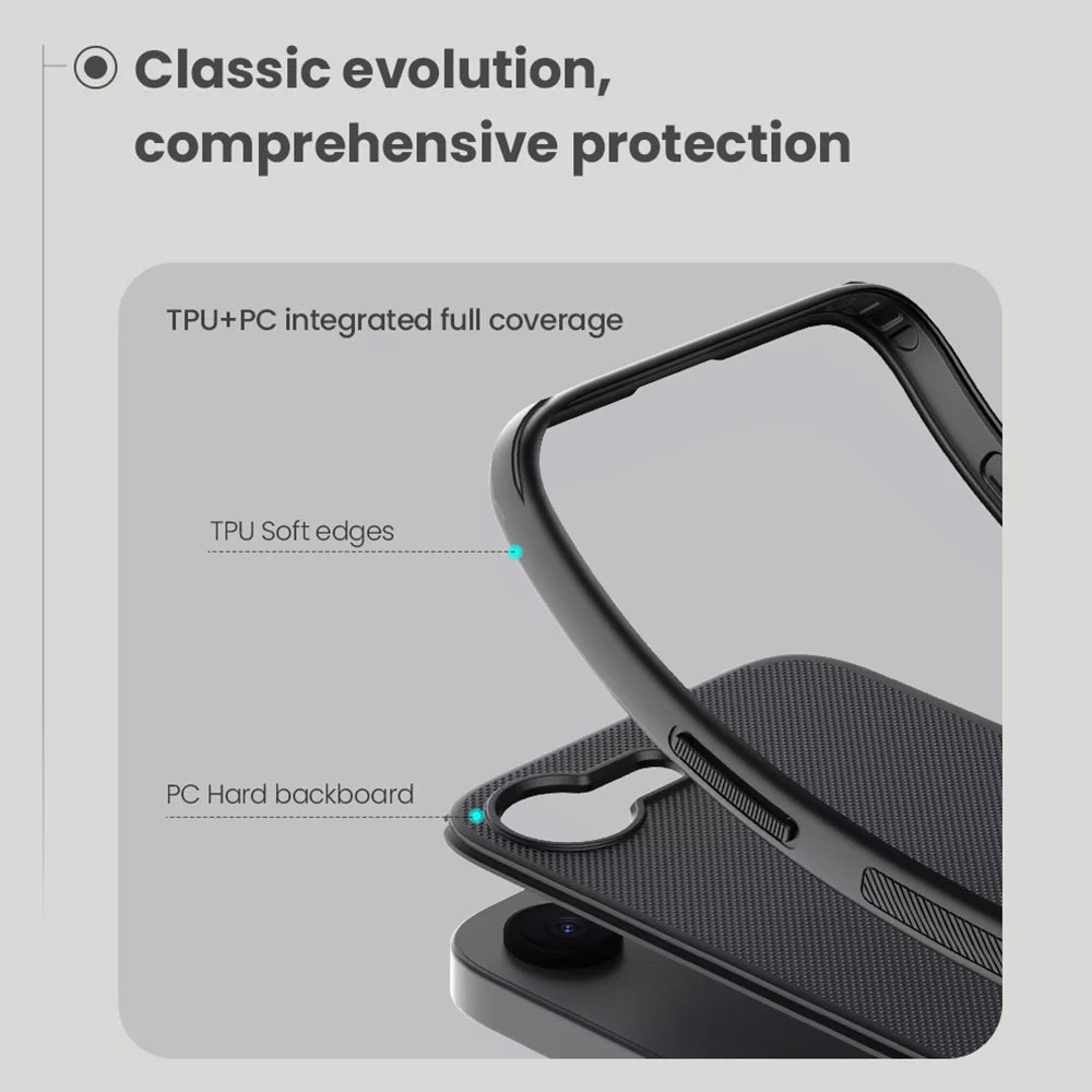 📱 Funda iPhone 16e Super Frosted Shield Pro Suave Nillkin