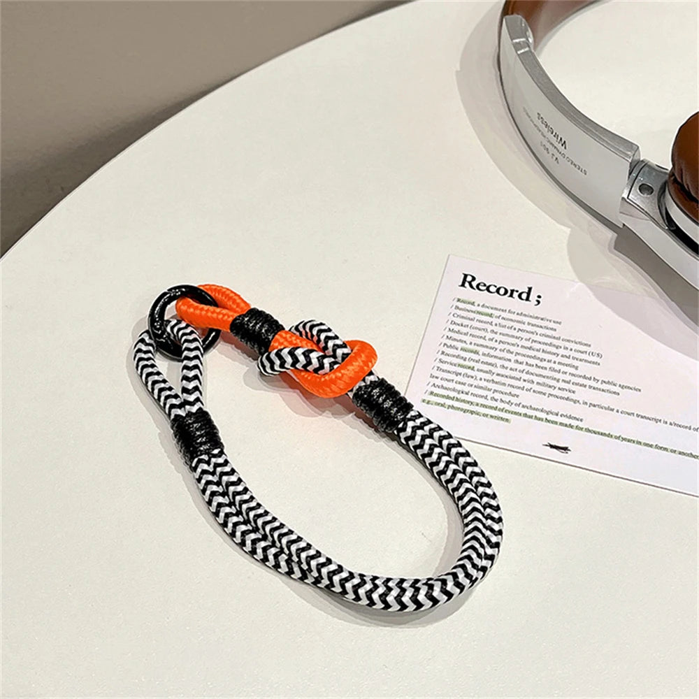 🎀 Pulsera Lujosa para Celular – Lanyard con parche, llavero colorido y diseño de joyería, ideal para regalo o accesorio