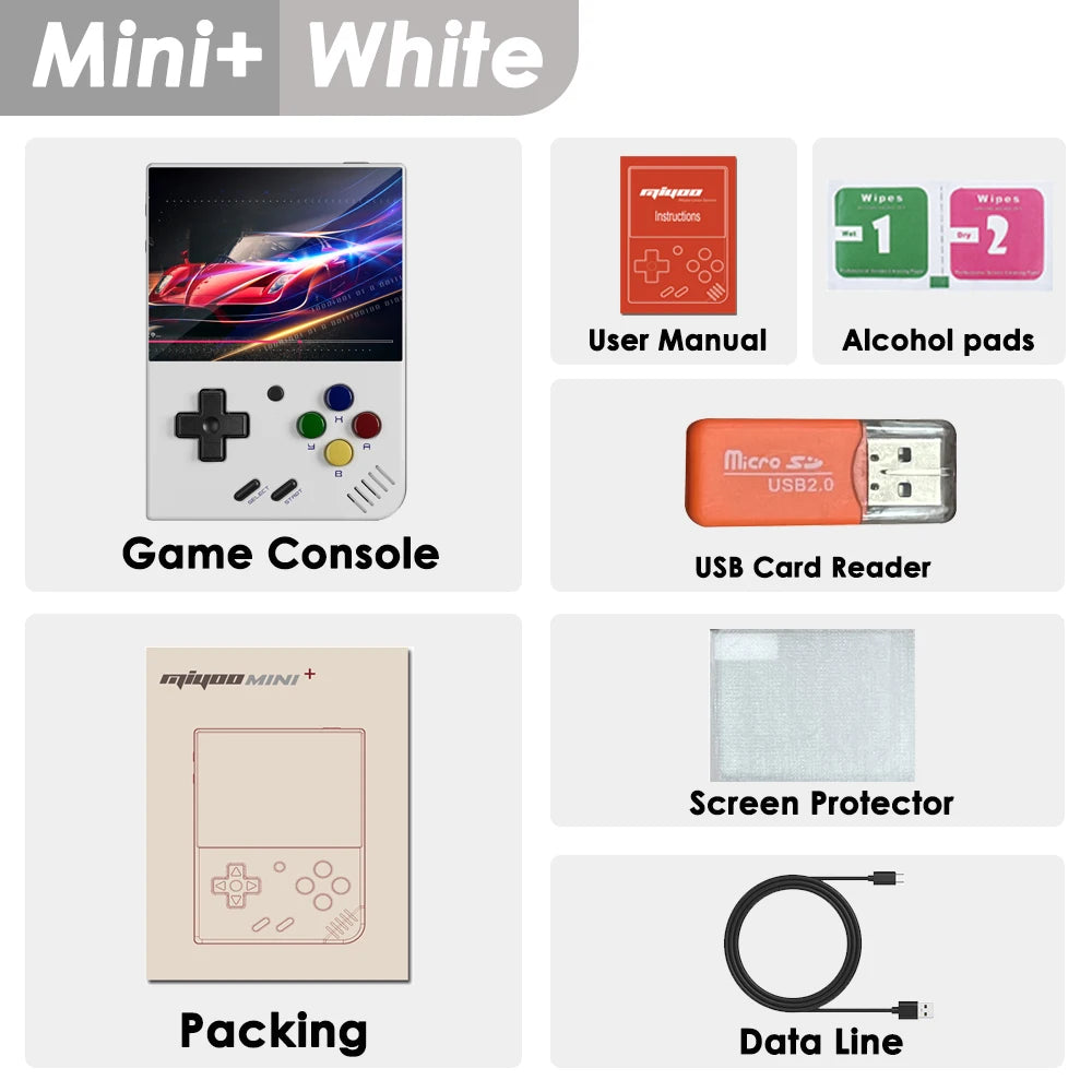 🎮 MIYOO Mini Plus V2 Consola Retro Portátil | Pantalla IPS | Sistema Linux