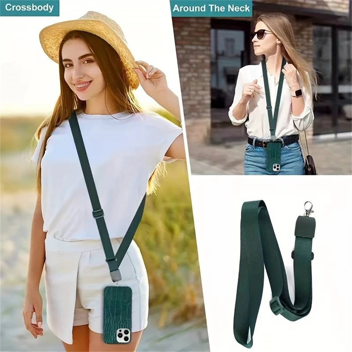 🎀 Pulsera Universal de Nylon – Correa para celular, cámara o llaves, ideal como regalo, resistente y versátil