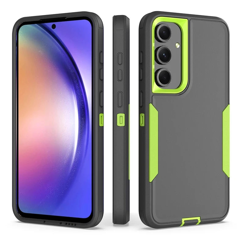 📱 Funda Galaxy S24 FE/S24 Ultra/S24 Plus | Bumper híbrido mate, diseño antigolpes