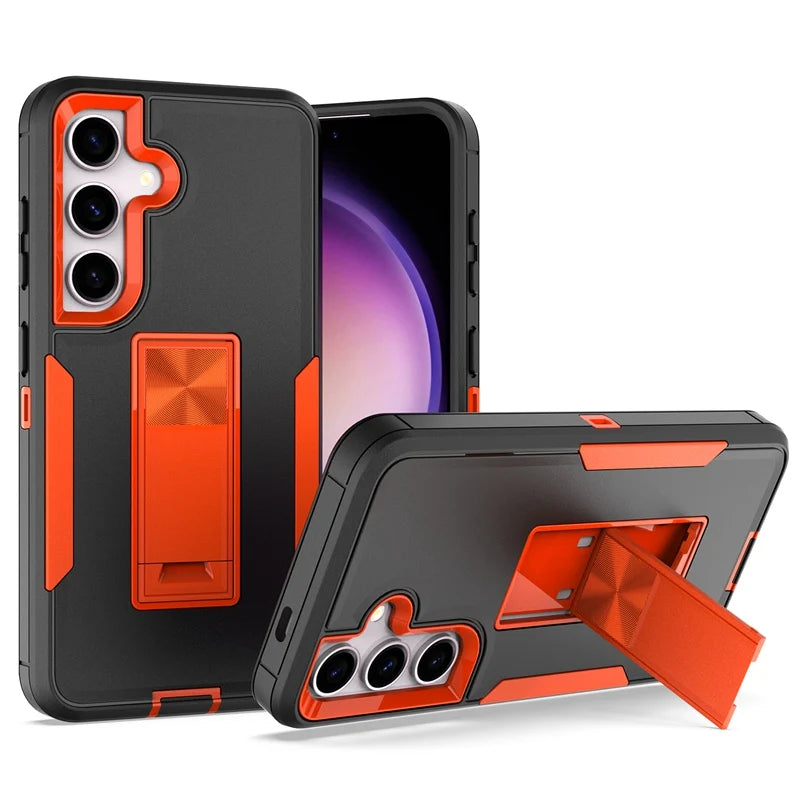 📱 Funda Galaxy S24/S24 Plus/S24 Ultra | Bumper híbrido mate con protección de cámara