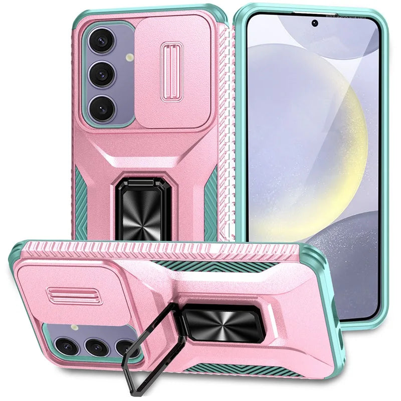 📱 Funda Galaxy S24 Ultra/S24 Plus/S24 FE | Protege cámara, diseño híbrido anticaídas