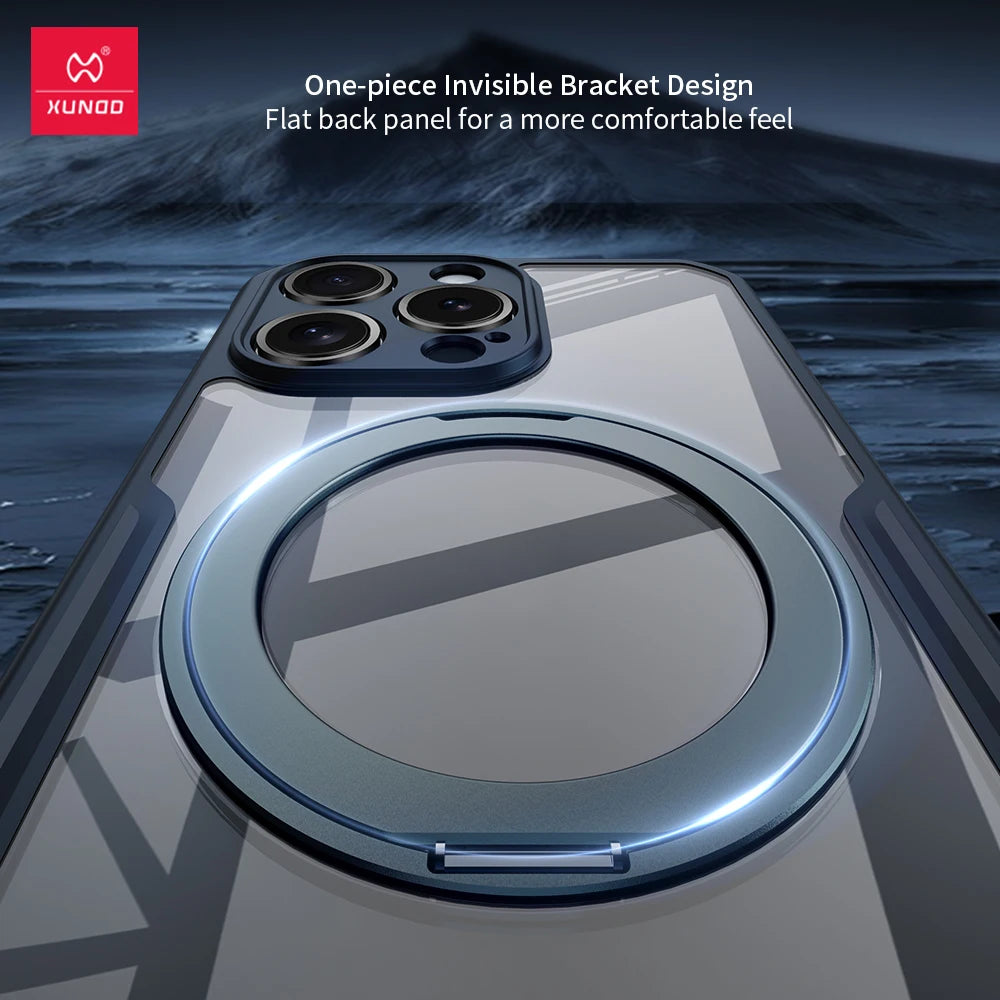 📱 Funda con Soporte Magnético para iPhone 16 / 15 Pro Max / 13 / 14 / 16 Pro / 16 Plus