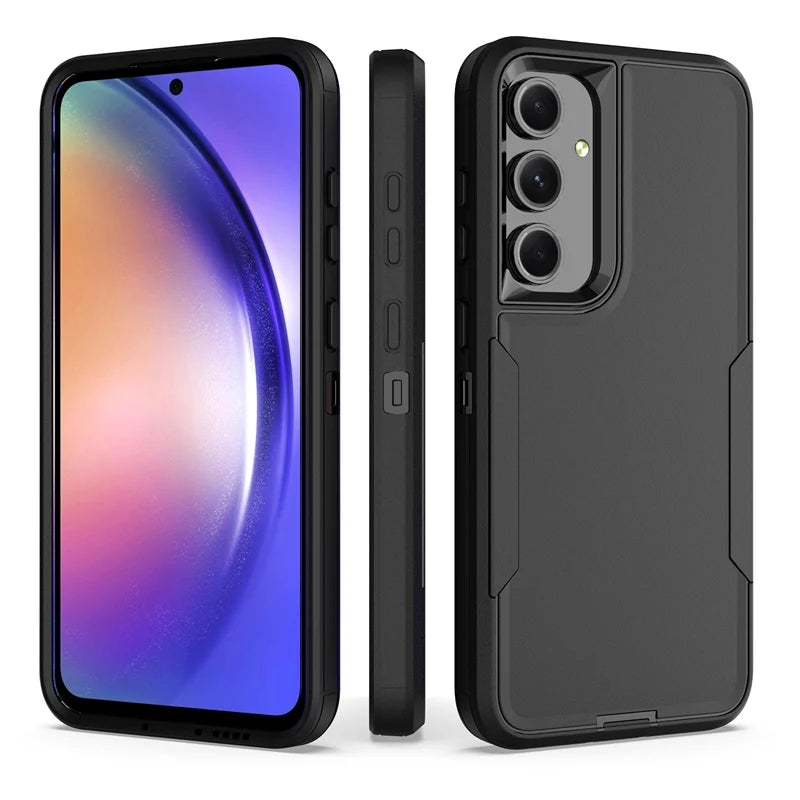 📱 Funda Galaxy S24 FE/S24 Ultra/S24 Plus | Bumper híbrido mate, diseño antigolpes