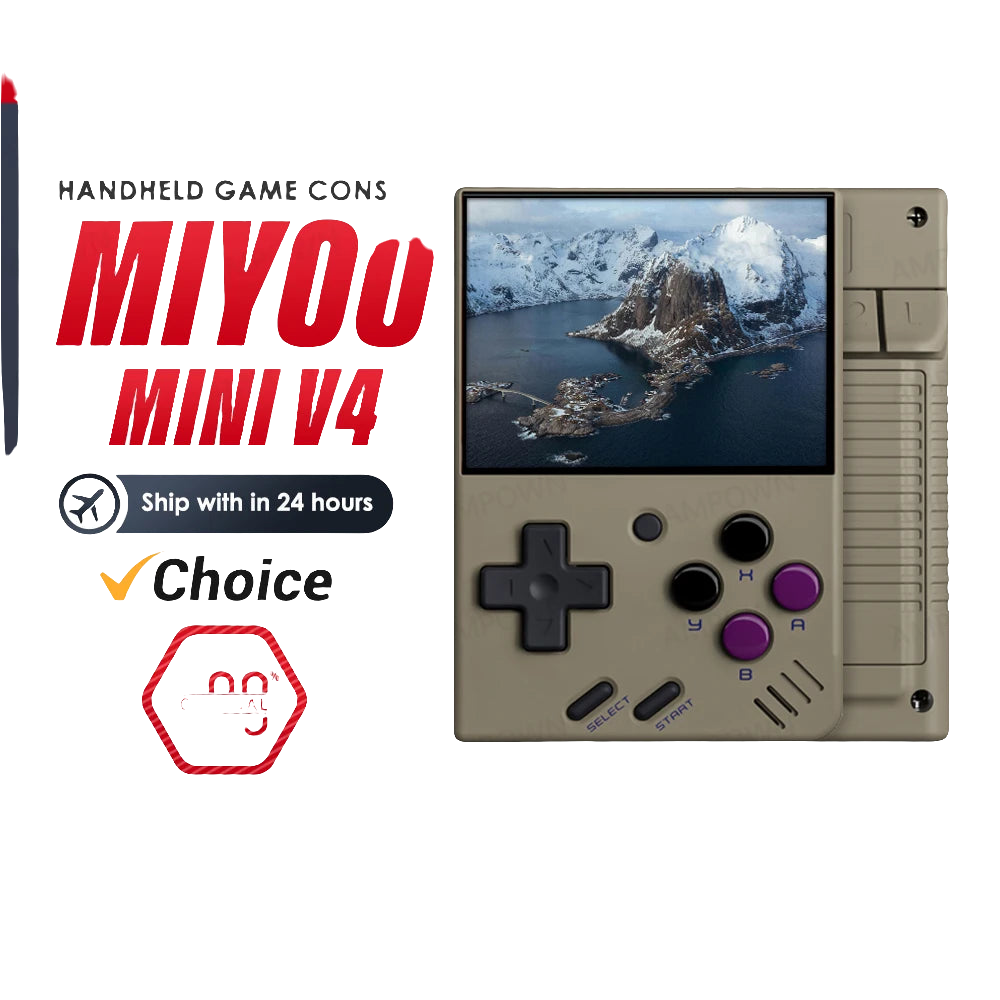 🎮 MIYOO Consola Portátil MINI V4 | Sistema Linux Pantalla IPS 2.8'' Mini Retro Video Simulator