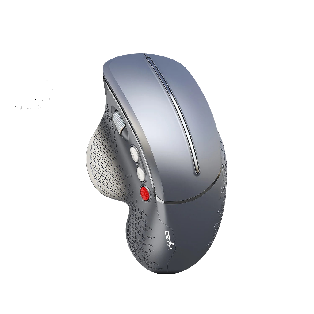 🖱️ HXSJ T32 Mouse vertical inalámbrico 2.4G, 250HZ, 6D ergonómico, 4800DPI ajustable, compacto para escritorio y laptop