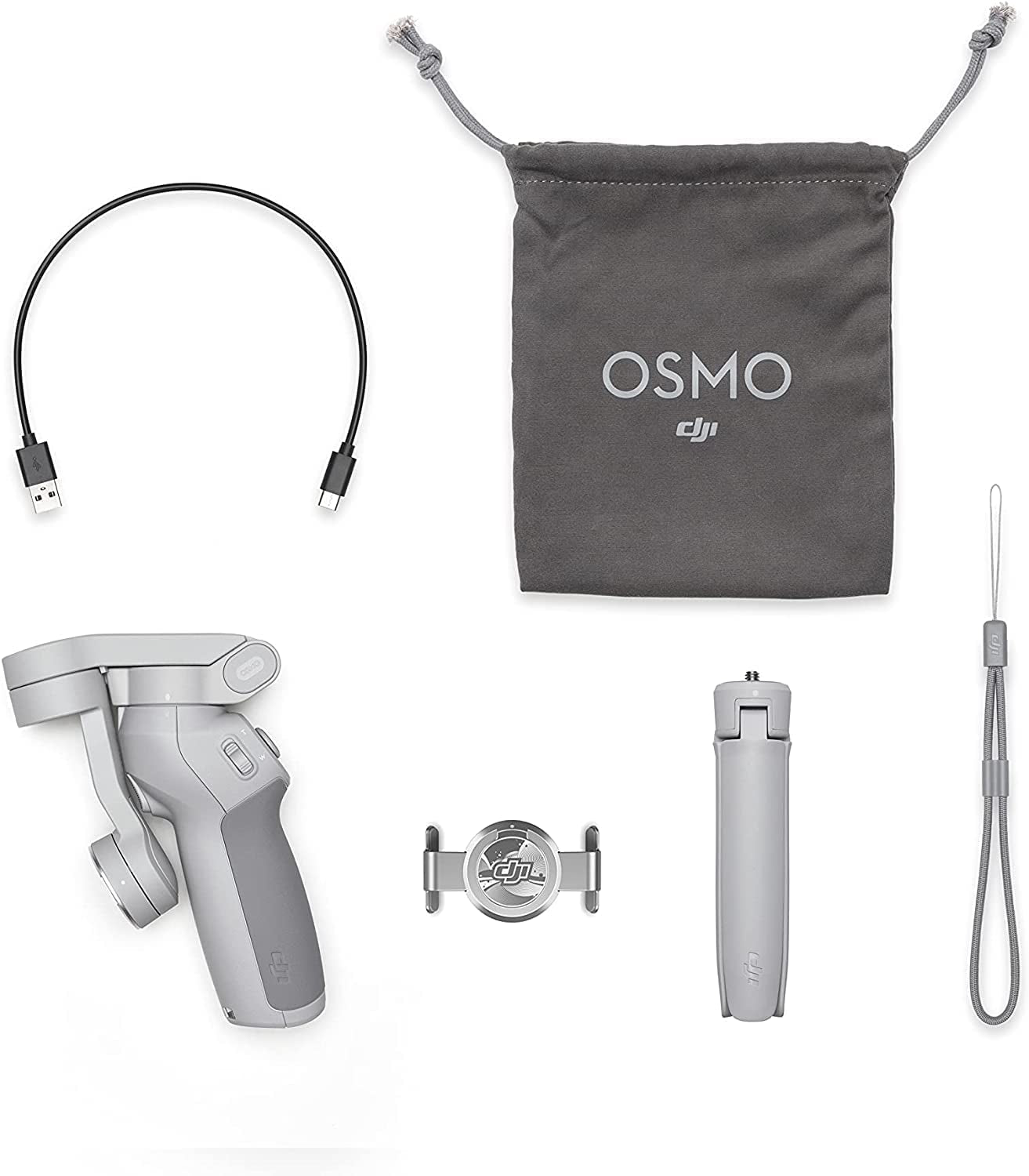 OM 4 SE - 3-Axis Smartphone Gimbal Stabilizer with Tripod, Magnetic Design, Portable and Foldable, Activetrack 3.0, Story Mode, Vlogging Stabilizer, Youtube Tiktok Video, for Android and Iphone