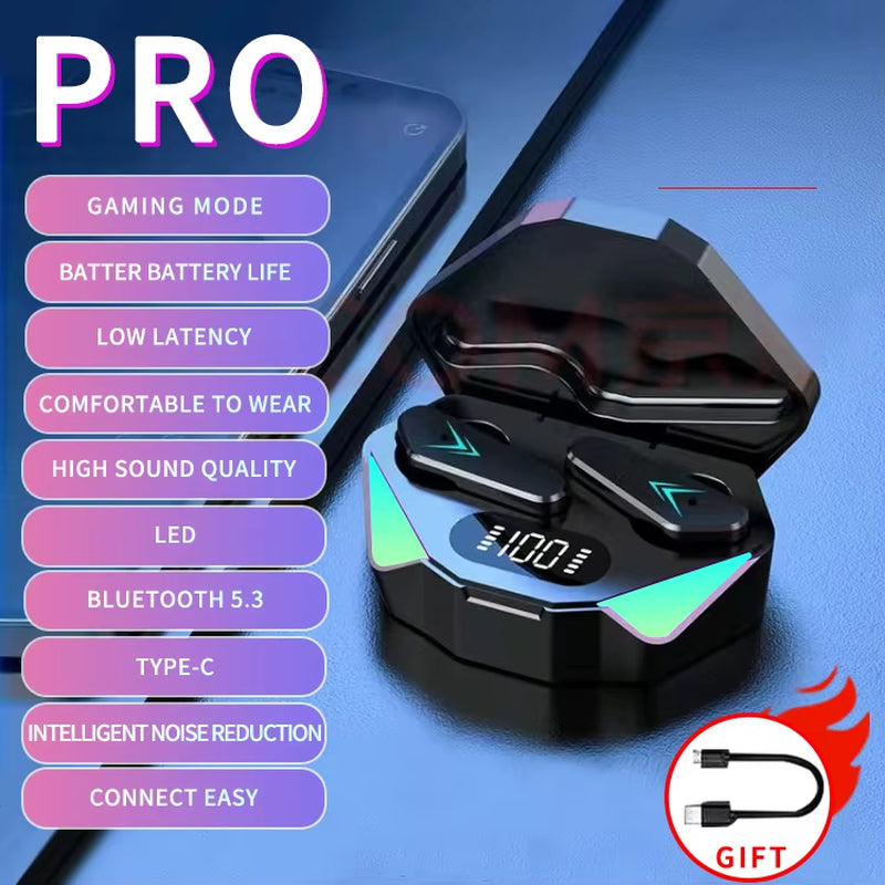 NEW TWS Earphones Bluetooth Wireless Gamer Headphones Gaming Low Latency Earbuds Fone Gamer Headset Gamer with Mic Xiaomi