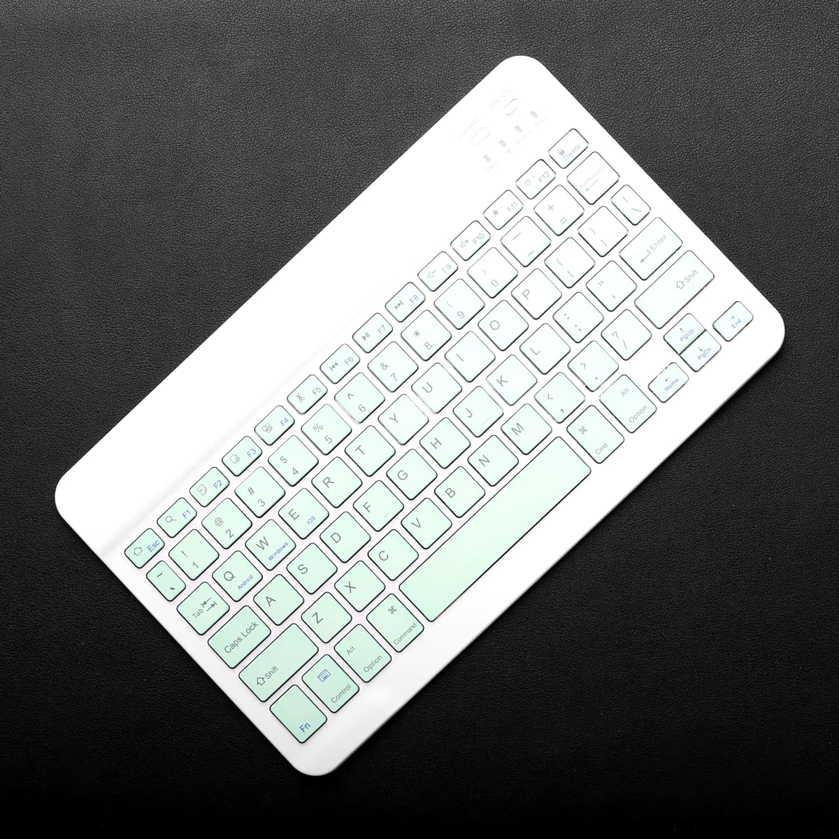 Rechargeable Bluetooth-Compatible Keyboard Portable Compact Wireless Keyboard for Android Windows Ios Tablet Iphone Ipad Samsung