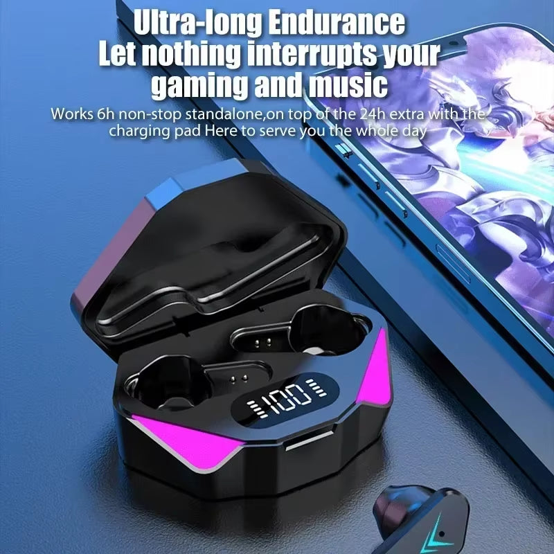 NEW TWS Earphones Bluetooth Wireless Gamer Headphones Gaming Low Latency Earbuds Fone Gamer Headset Gamer with Mic Xiaomi