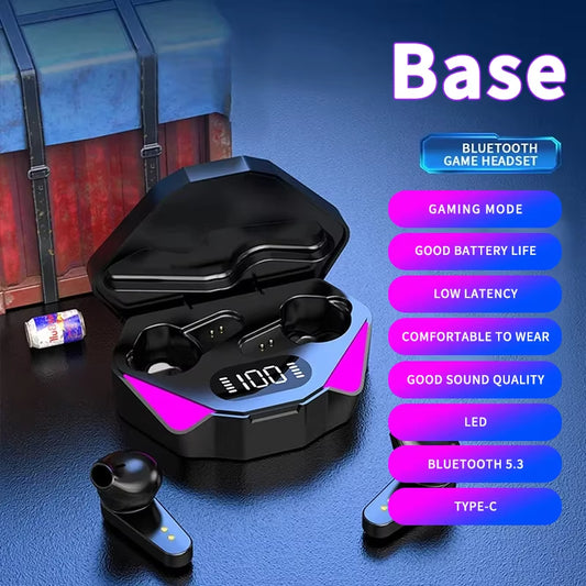 NEW TWS Earphones Bluetooth Wireless Gamer Headphones Gaming Low Latency Earbuds Fone Gamer Headset Gamer with Mic Xiaomi