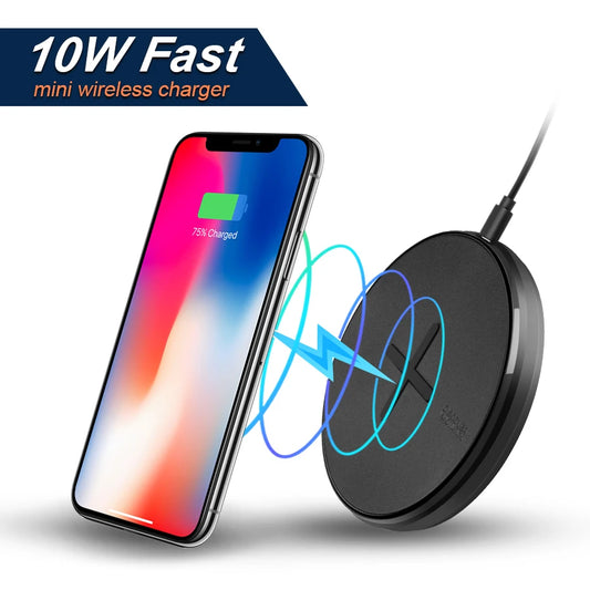 📱 Cargador Inalámbrico Button 10W para iPhone 12/12 Pro Max y Xiaomi Mi 11 Mini Nillkin