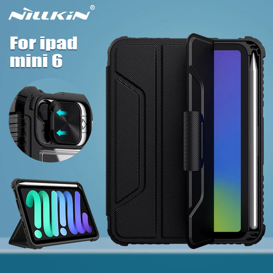 📱 Funda iPad mini 7 2024 + mini 6 2021 Cámara y Lápiz Magnética Smart Cover Nillkin