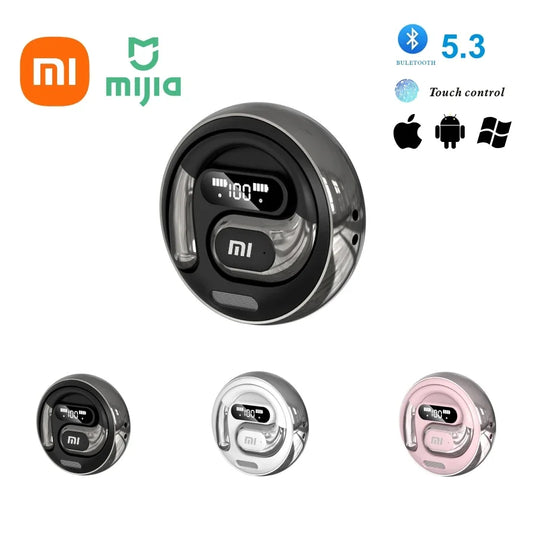 🎧 Xiaomi K03 Auriculares abiertos Bluetooth con control táctil y micrófono, ideales para correr y hacer deporte