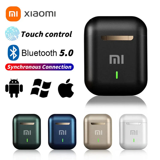 🎧 Xiaomi J18 Auriculares inalámbricos HiFi intrauditivos con micrófono, táctiles, impermeables y cancelación de ruido para iOS y Android
