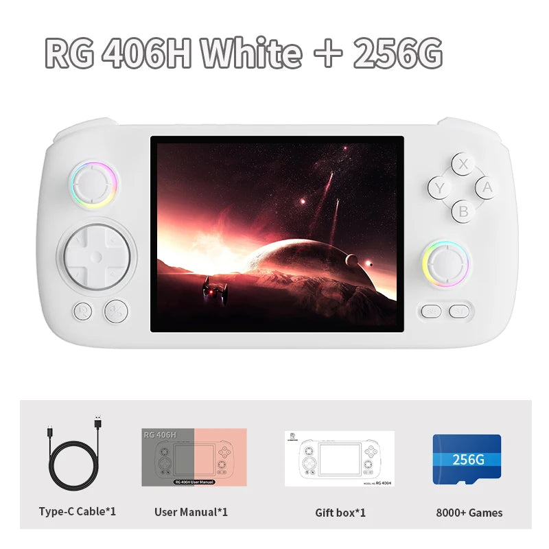 🎮 ANBERNIC RG406H – Consola Retro Portátil con Pantalla Táctil de 4” y Android 13
