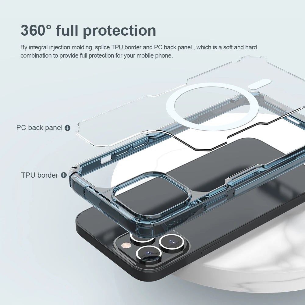 📱 Funda iPhone 14 Pro / 13 Pro Max CamShield Armor Pro con Cámara y Soporte Antigolpes Nillkin