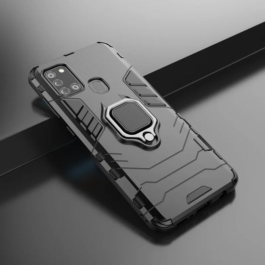 📱 Funda Galaxy A21S | Armor Ring delgada con soporte magnético para auto