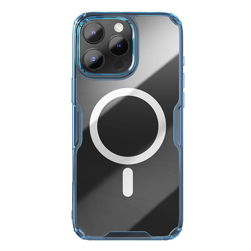 📱 Funda iPhone 16 Pro Max | Magsafe Transparente TPU Híbrido Clásico | Nillkin