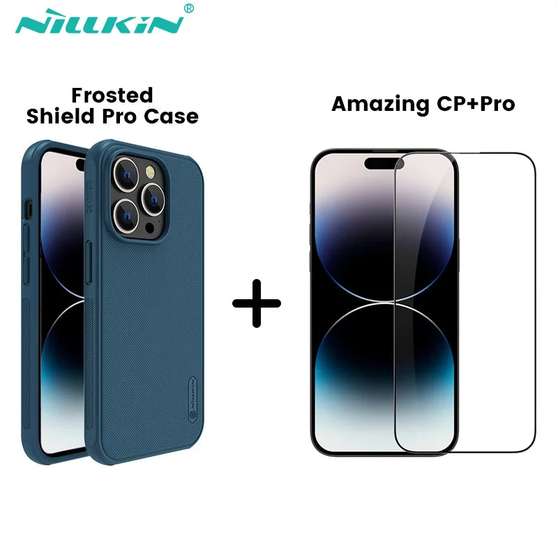 📱 Funda + Protector Pantalla iPhone 14 / 13 Pro Max | CP+Pro Vidrio + Funda | Nillkin