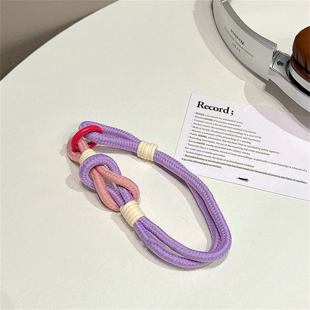 🎀 Pulsera Lujosa para Celular – Lanyard con parche, llavero colorido y diseño de joyería, ideal para regalo o accesorio