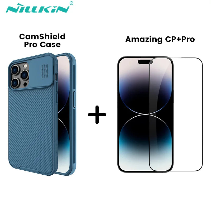📱 Funda + Protector Pantalla iPhone 14 / 13 Pro Max | CP+Pro Vidrio + Funda | Nillkin