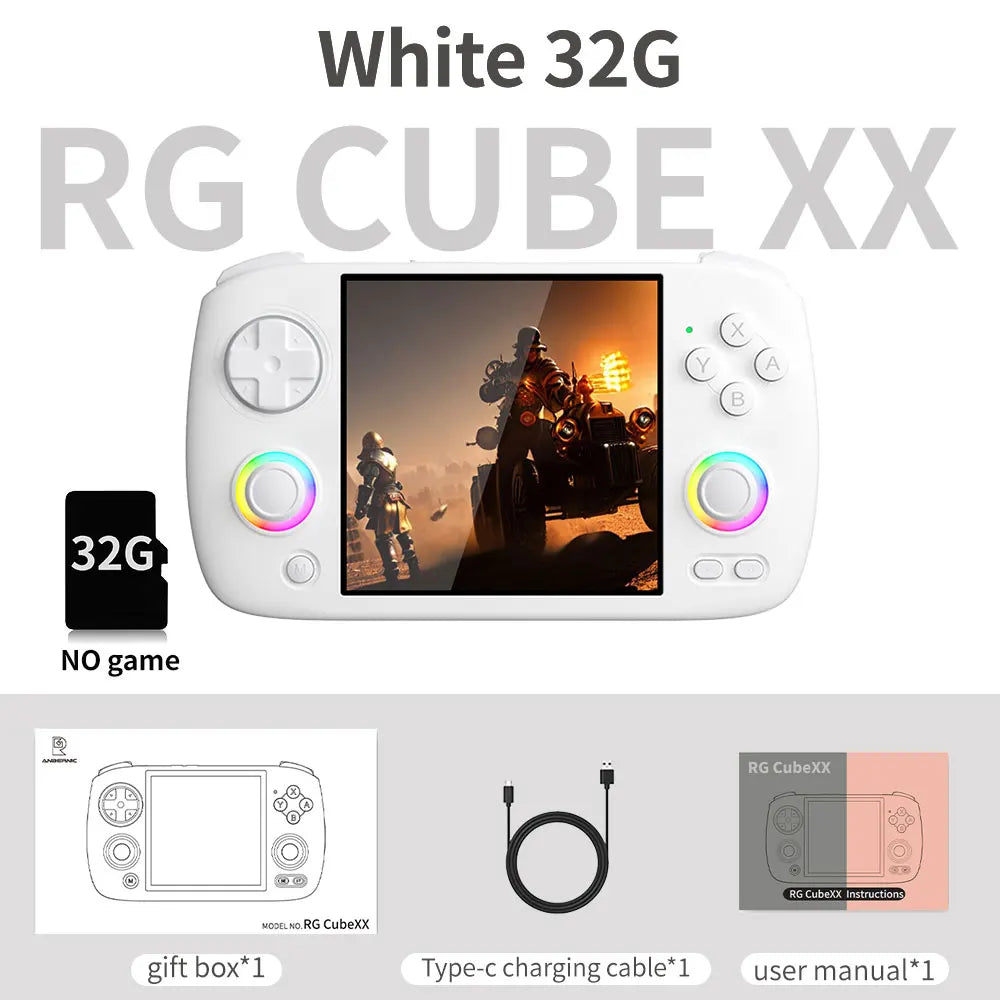 🕹️ Anbernic RG CubeXX | Retro Gaming en Cubo  Pantalla IPS 3.95" + Joystick LED