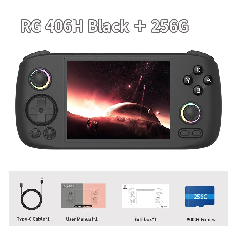 🎮 ANBERNIC RG406H – Consola Retro Portátil con Pantalla Táctil de 4” y Android 13