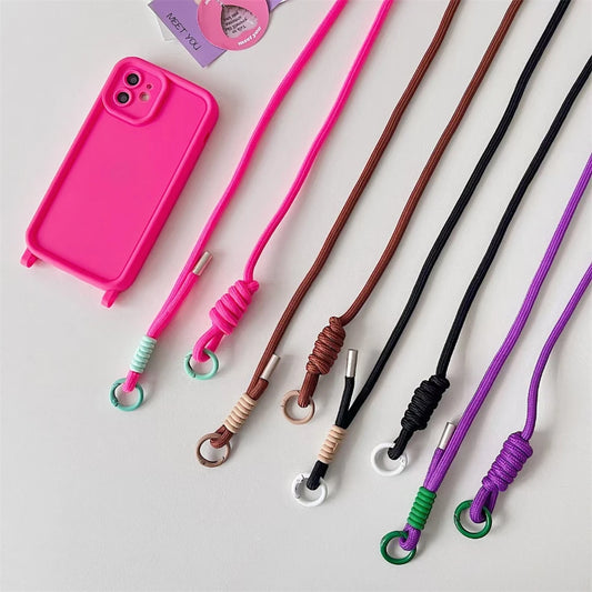 🎀 Lanyard Cruzado Ajustable y Colorido – Correa de hombro trenzada con llavero, ideal como regalo para mujeres y hombres