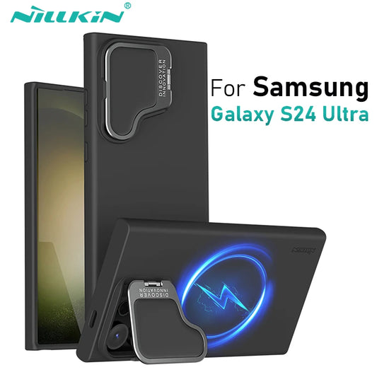 📱 Funda Galaxy S24 Ultra | CamShield Silky Prop Magsafe con Soporte | Nillkin