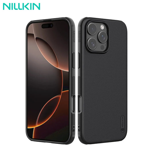 📱 Funda iPhone 16 Pro / iPhone 16 | Super Frosted Shield Pro Mate Antigolpes | Nillkin