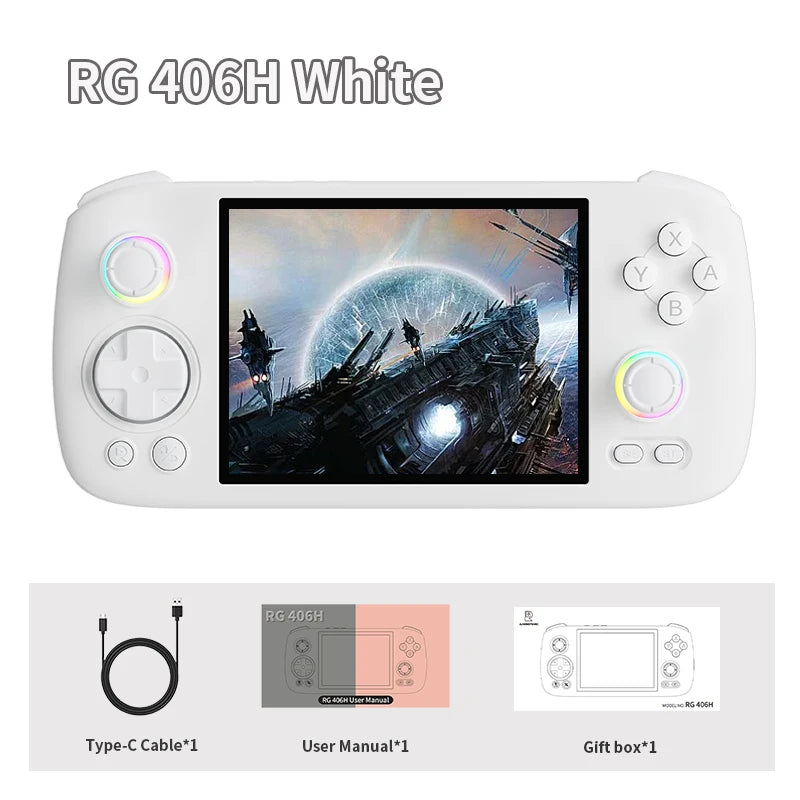 🎮 ANBERNIC RG406H – Consola Retro Portátil con Pantalla Táctil de 4” y Android 13