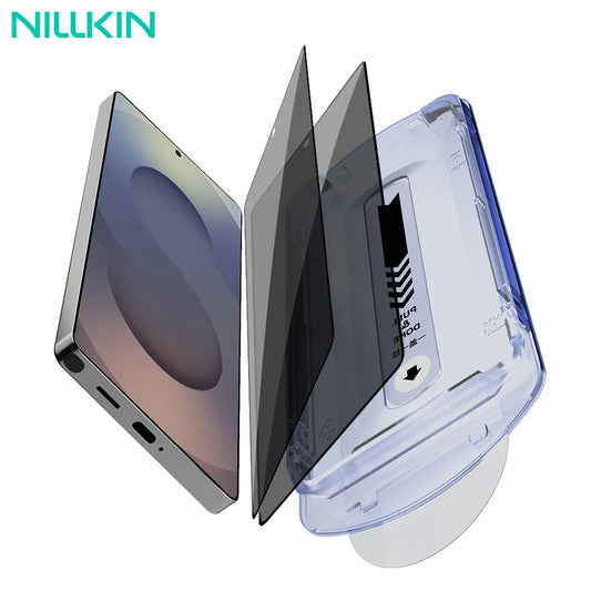 📱 Protector Pantalla Galaxy S25 Ultra | Anti-Espía Vidrio Templado 2 Unidades con Herramienta | Nillkin