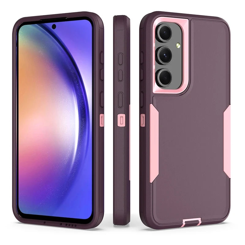 📱 Funda Galaxy S24 FE/S24 Ultra/S24 Plus | Bumper híbrido mate, diseño antigolpes