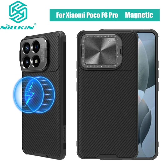 📱 Funda Poco F6 Pro Magsafe CamShield Prop con Soporte Cámara Magnética Nillkin