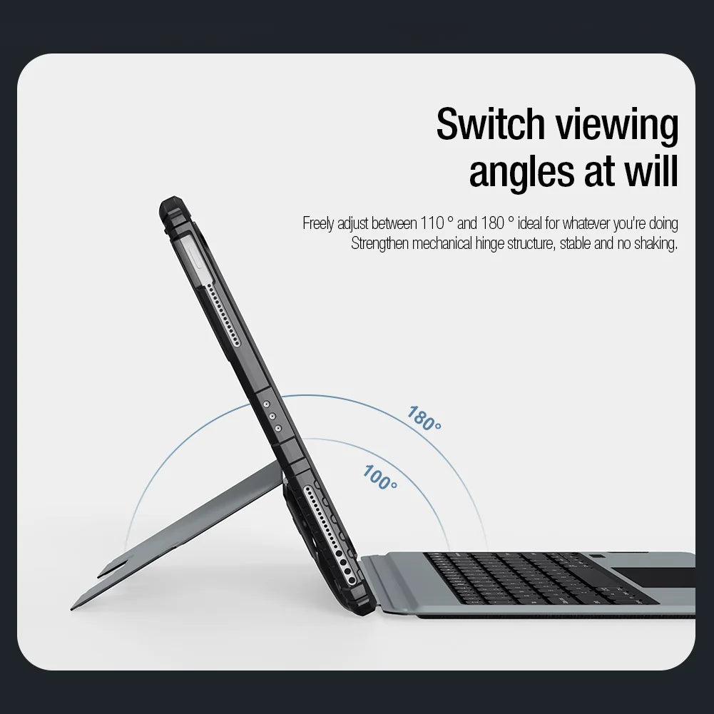 📱 Funda Teclado Retroiluminado iPad Pro 13 M4 / Air 13 2025 / Pro 12.9 6ª Gen / Air 11 M2 | Teclado Español | Nillkin