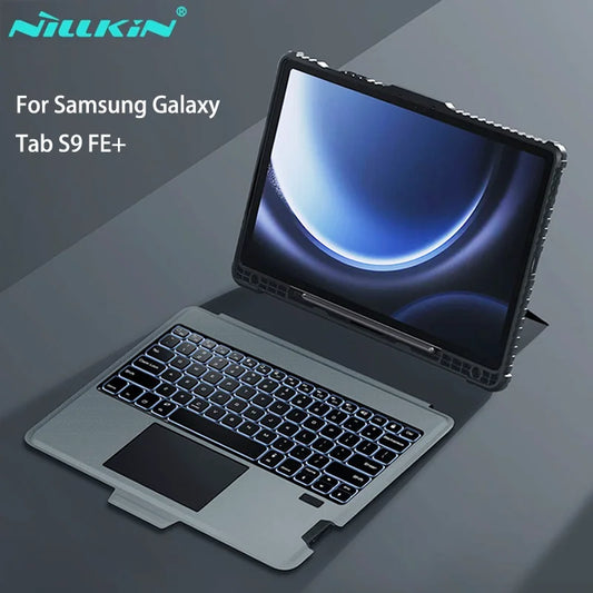 📱 Funda Galaxy Tab S10+ Bluetooth Magic Backlight Keyboard para Tab S9 FE Plus/Tab S9+ Nillkin