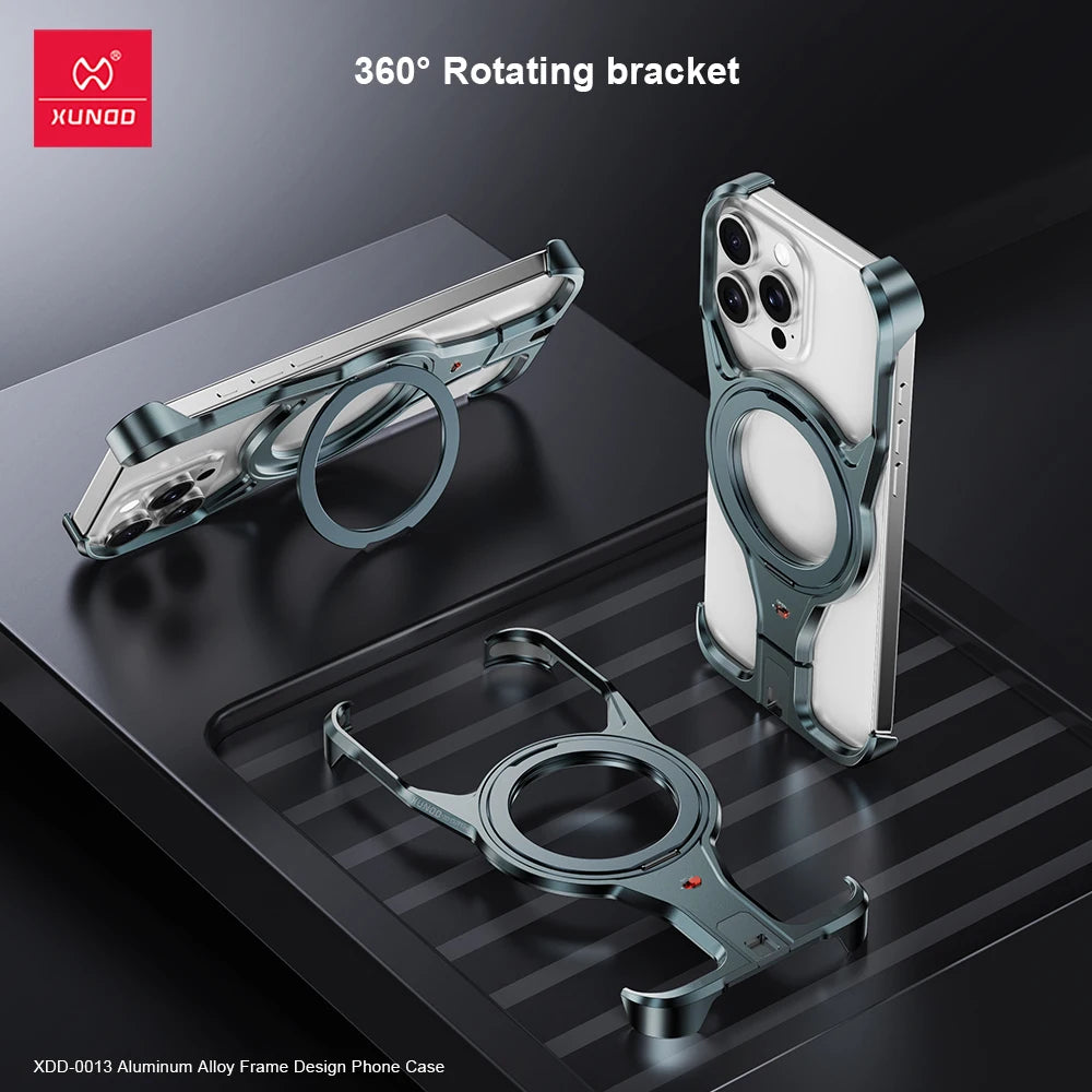 📱 Marco Protector de Aleación de Aluminio para iPhone 16 Pro / 16 / 15 Pro Max