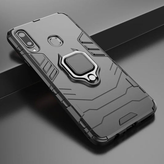 📱 Funda Galaxy A10s/A20s/A30s/A40/A50s/A60/A70s/A80/A82/A90/A8 Plus/A9/A7 2018 | Armor Ring delgada y rígida con soporte
