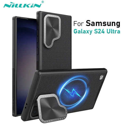 📱 Funda Galaxy S24 Ultra | Textured Prop Magsafe con Carga Inalámbrica | Nillkin