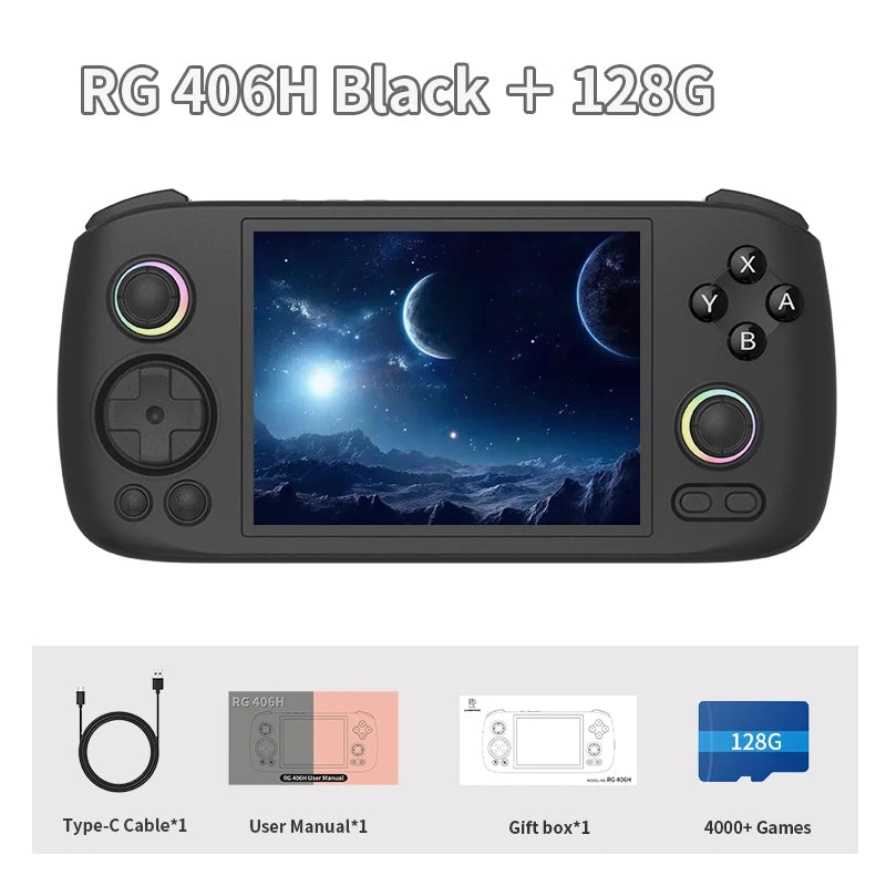 🎮 ANBERNIC RG406H – Consola Retro Portátil con Pantalla Táctil de 4” y Android 13