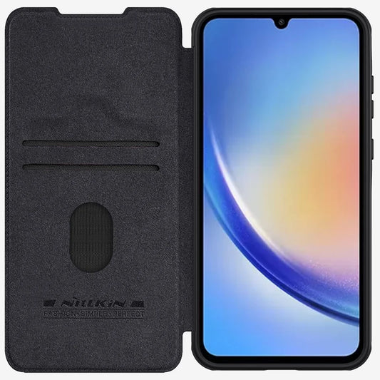 📱 Funda Galaxy A55 Cuero Qin Tipo Billetera Nillkin