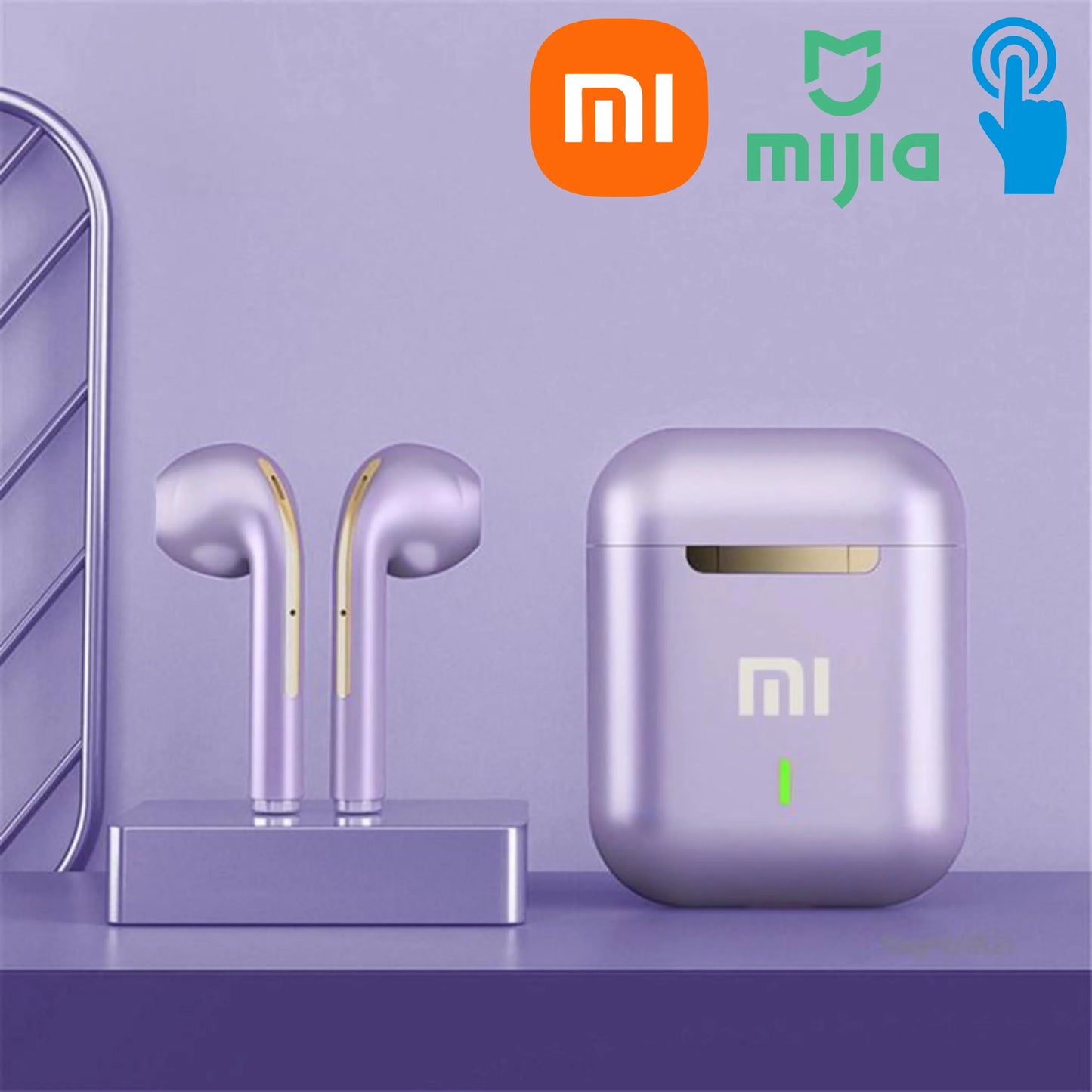 🎧 Xiaomi J18 Auriculares intrauditivos Bluetooth, HiFi estéreo, con micrófono, táctiles e impermeables