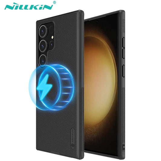 📱 Funda Galaxy S24 / S24+ | Frosted Shield Pro Magsafe con Carga Inalámbrica | Nillkin