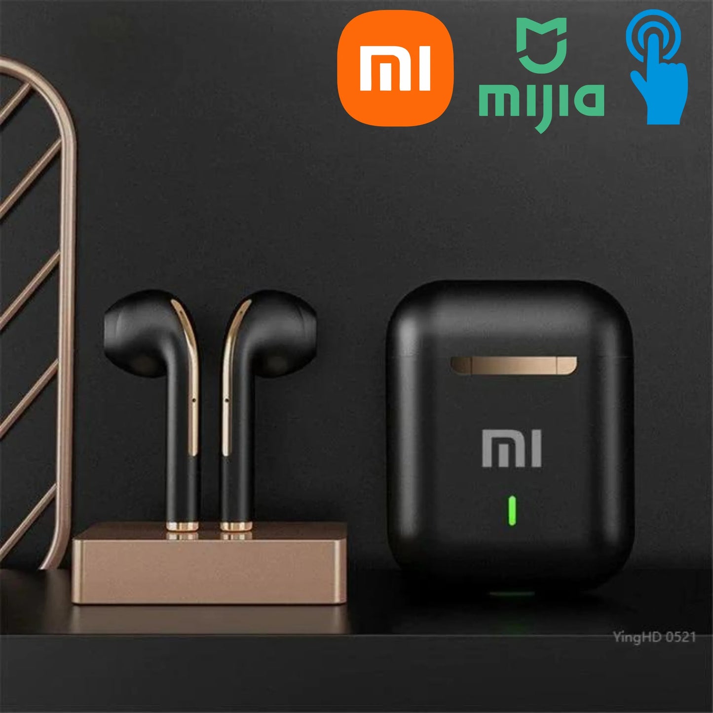 🎧 Xiaomi J18 Auriculares intrauditivos Bluetooth, HiFi estéreo, con micrófono, táctiles e impermeables