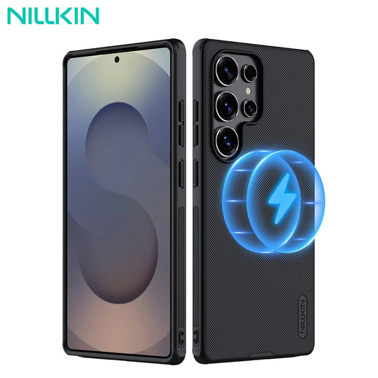 📱 Funda Galaxy S25 / S25 Plus | Super Frosted Shield Pro Magsafe con Carga Inalámbrica | Nillkin