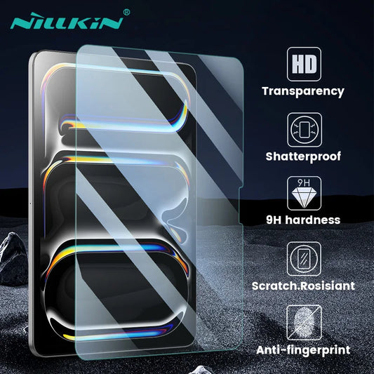 📱 Protector Pantalla iPad Pro 13 / Pro 11 / Air 13 M4 2024 / 12.9 / 10ª / 9ª Gen | HD Vidrio Templado | Nillkin