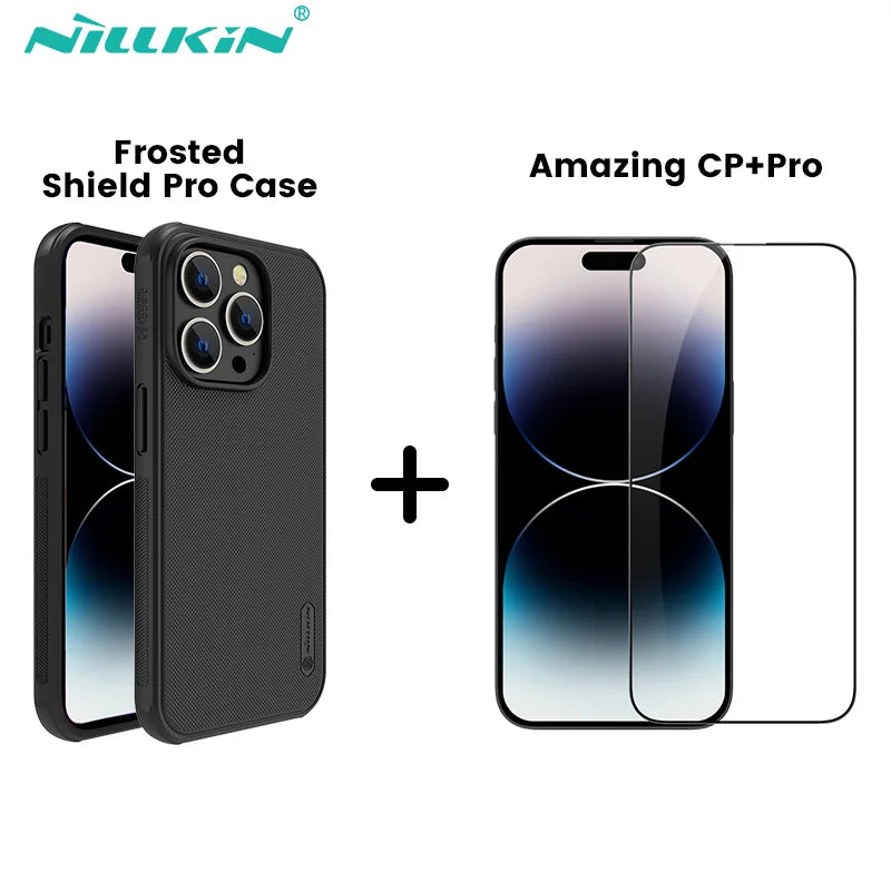 📱 Funda + Protector Pantalla iPhone 14 / 13 Pro Max | CP+Pro Vidrio + Funda | Nillkin