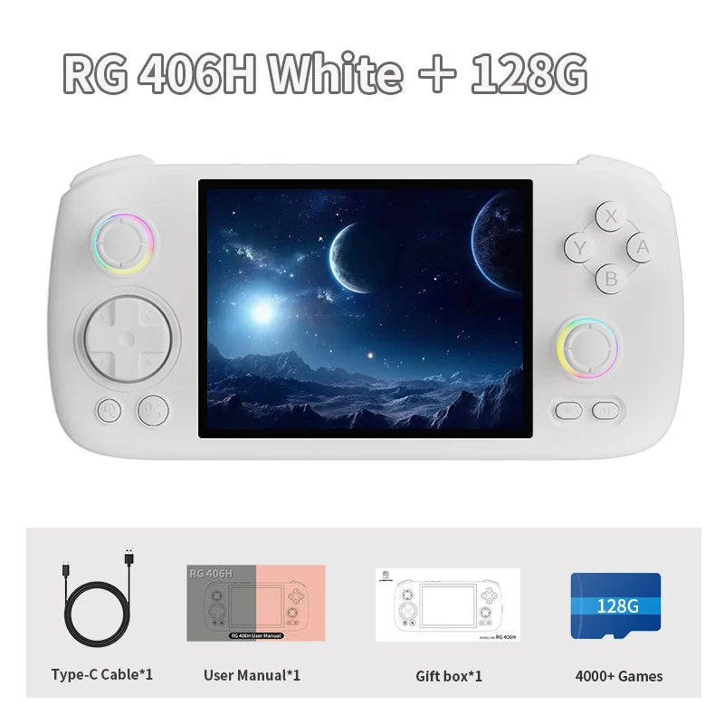 🎮 ANBERNIC RG406H – Consola Retro Portátil con Pantalla Táctil de 4” y Android 13